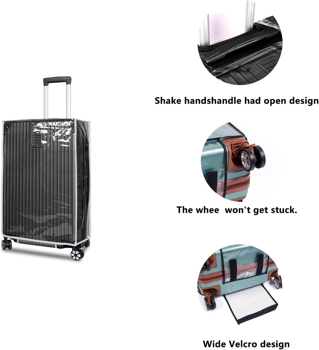 1PCS Pvc Suitcase Cover for 30 Inch Suitcase