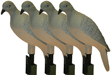 Mojo Clip On Dove Decoy 4 pk.