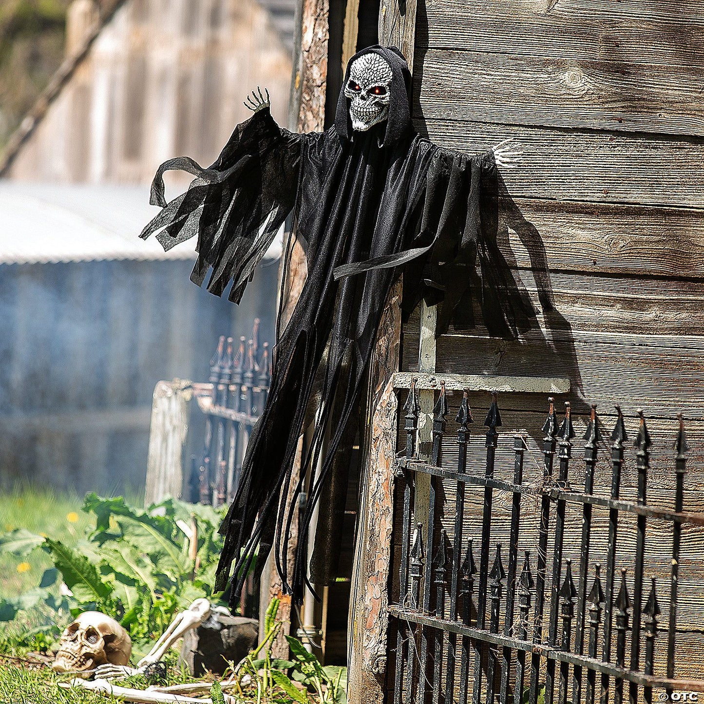 4 ft hanging animated black reaper
