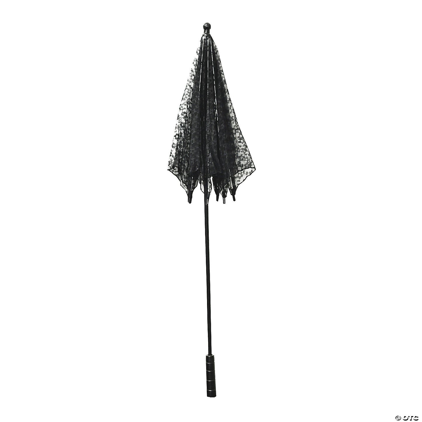 Lace parasol-black