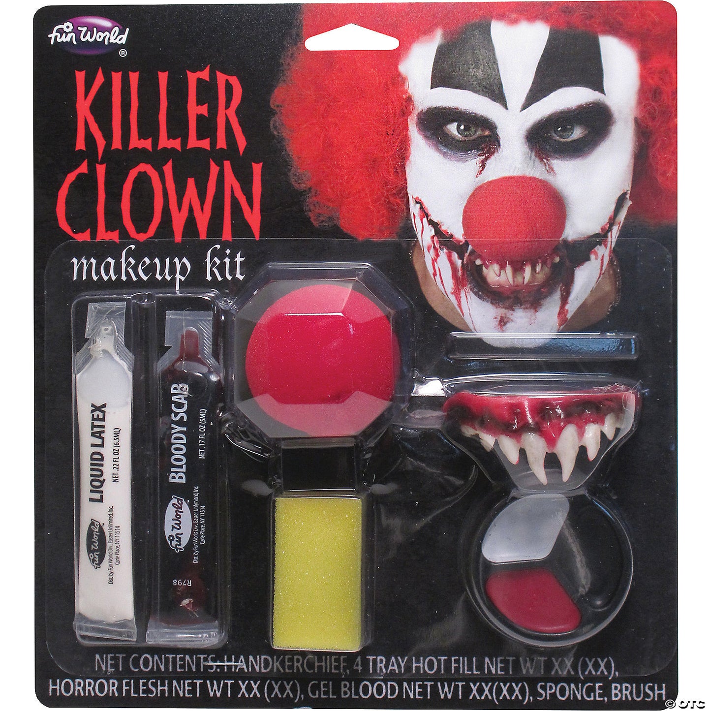 Killer clown make up kit