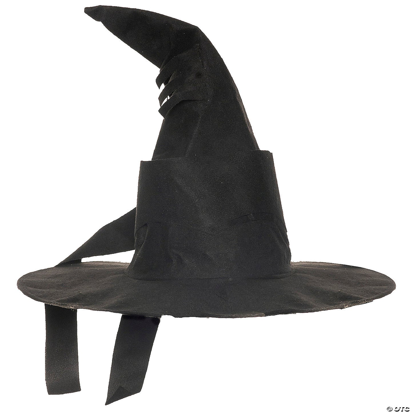 Wizard hat curved black
