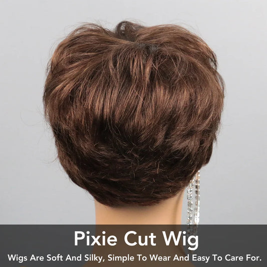 Short Human Hair Wigs for Women Glueless Wigs Human Hair Short Bob Wig With Bangs