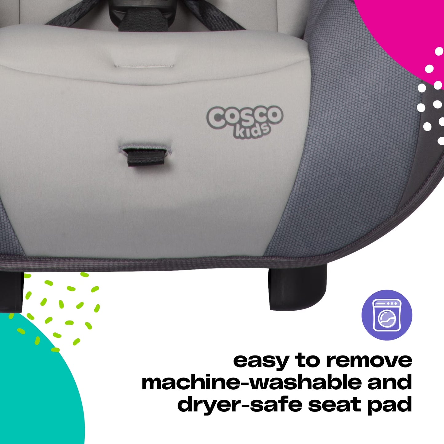 Entrada Infant & Toddler Convertible Car Seat, Baby Car Seat, Shady Day, Grey