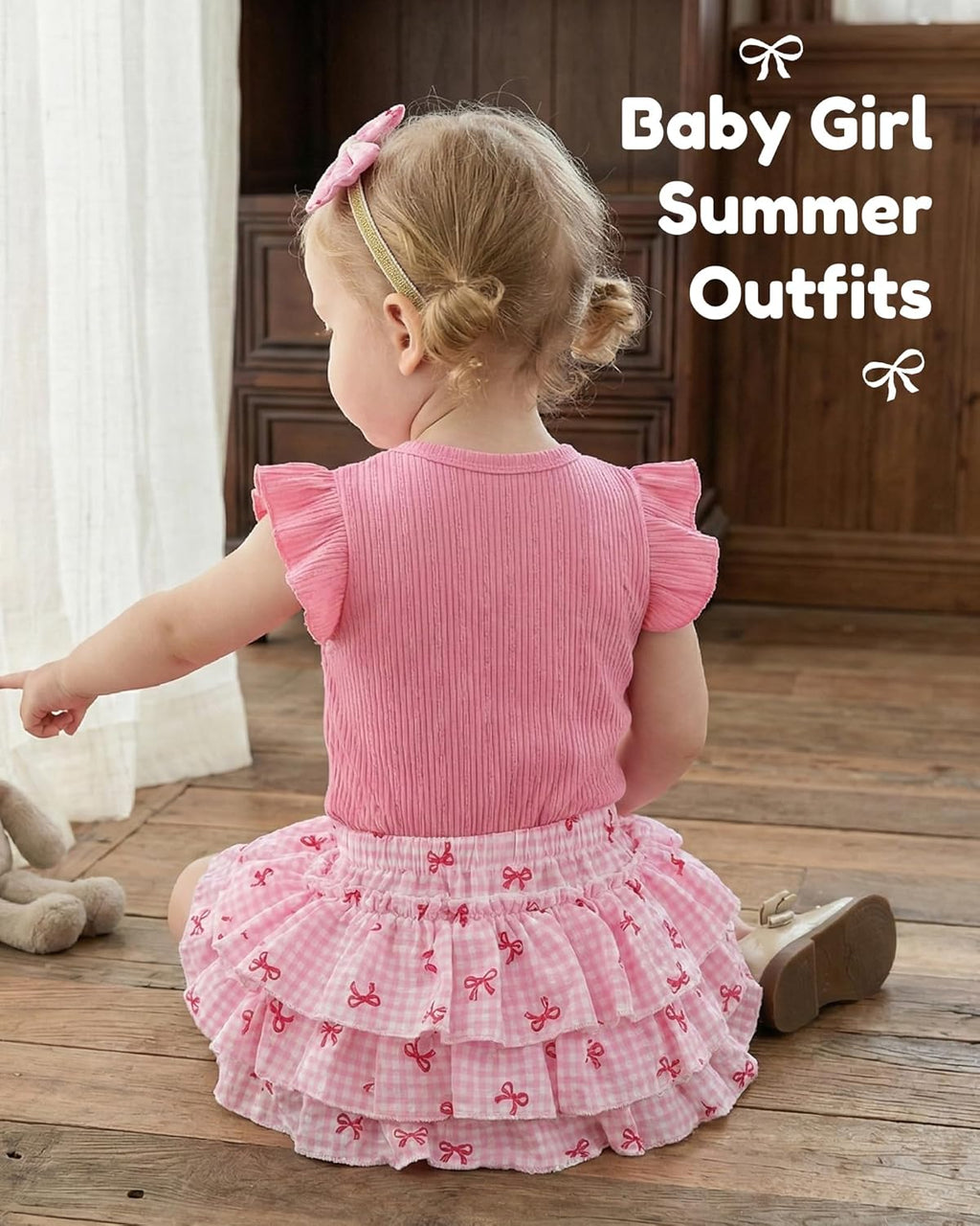 Mioglrie Newborn Baby Girl Clothes Infant Summer Outfits 0 3 6 12 18 Months