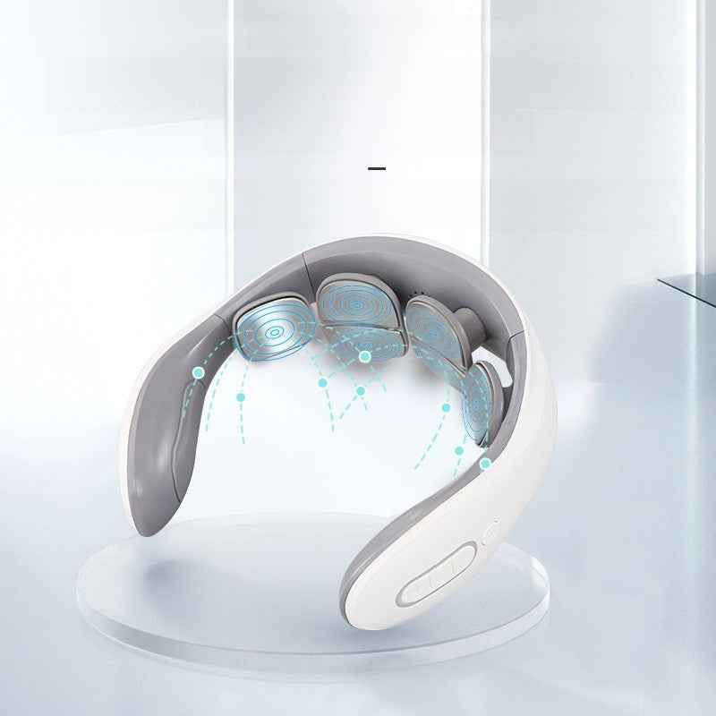 Portable Cervical Massager with Heat and Electrotherapy