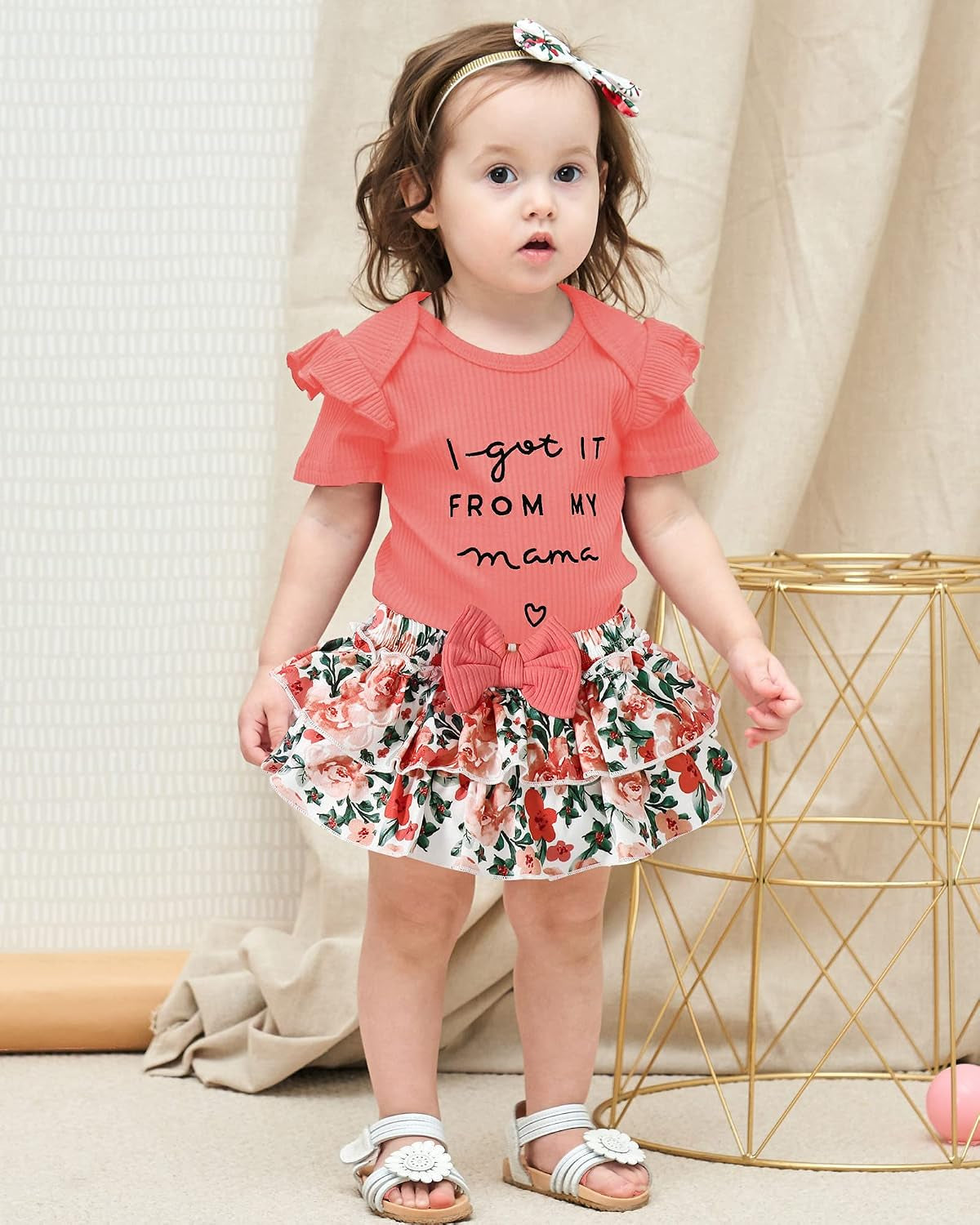 Newborn Infant Baby Girl Clothes Romper Shorts Set Floral Summer Outfits Cute Baby Clothes Girl