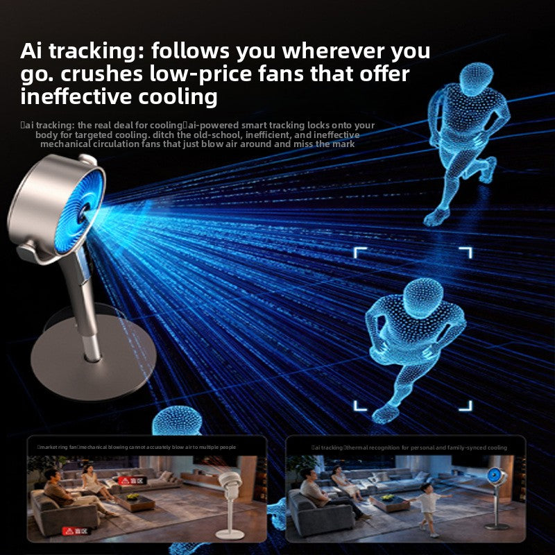 Household AI Air Circulation Fan with Purification