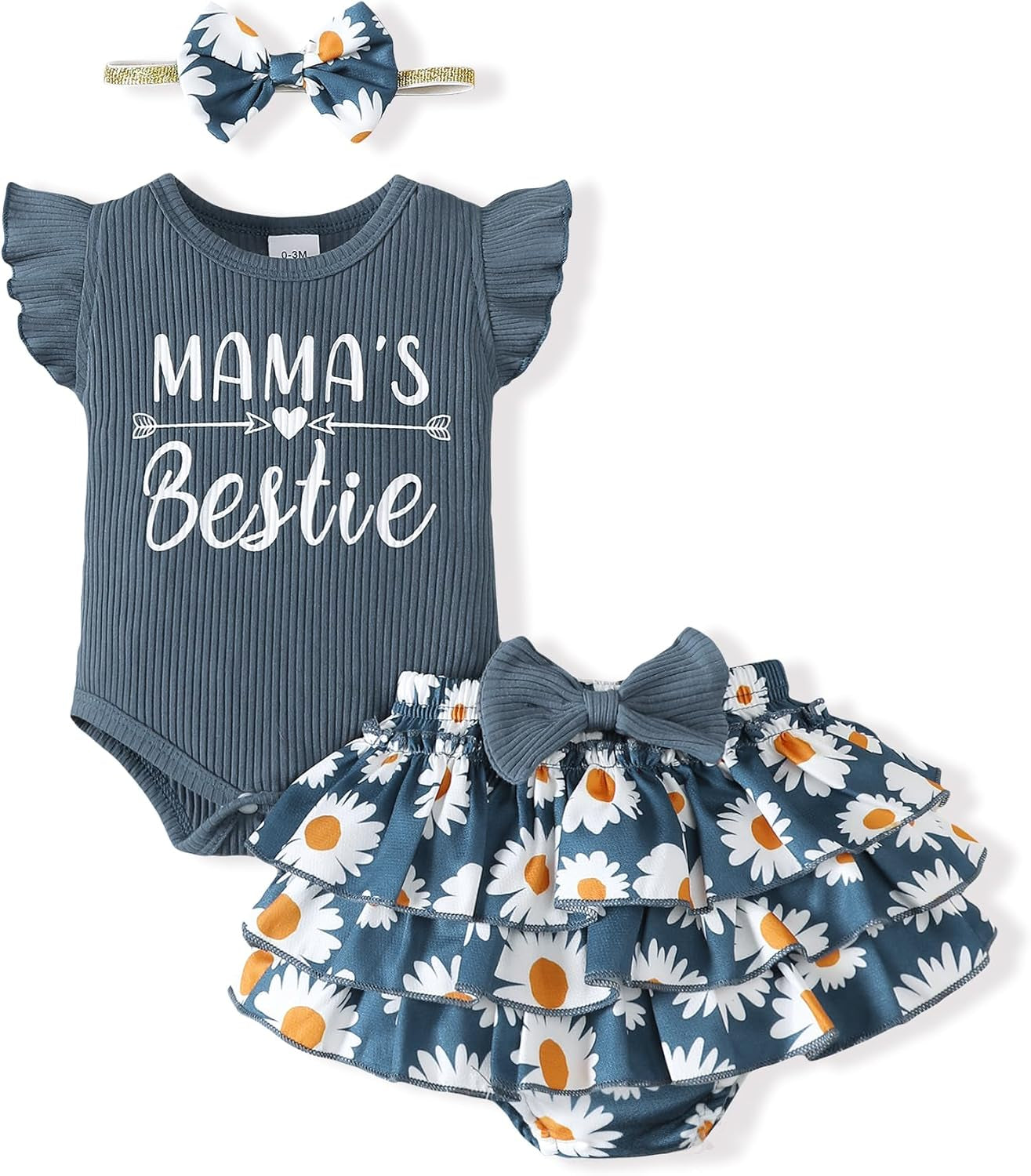 Mioglrie Newborn Baby Girl Clothes Infant Summer Outfits 0 3 6 12 18 Months