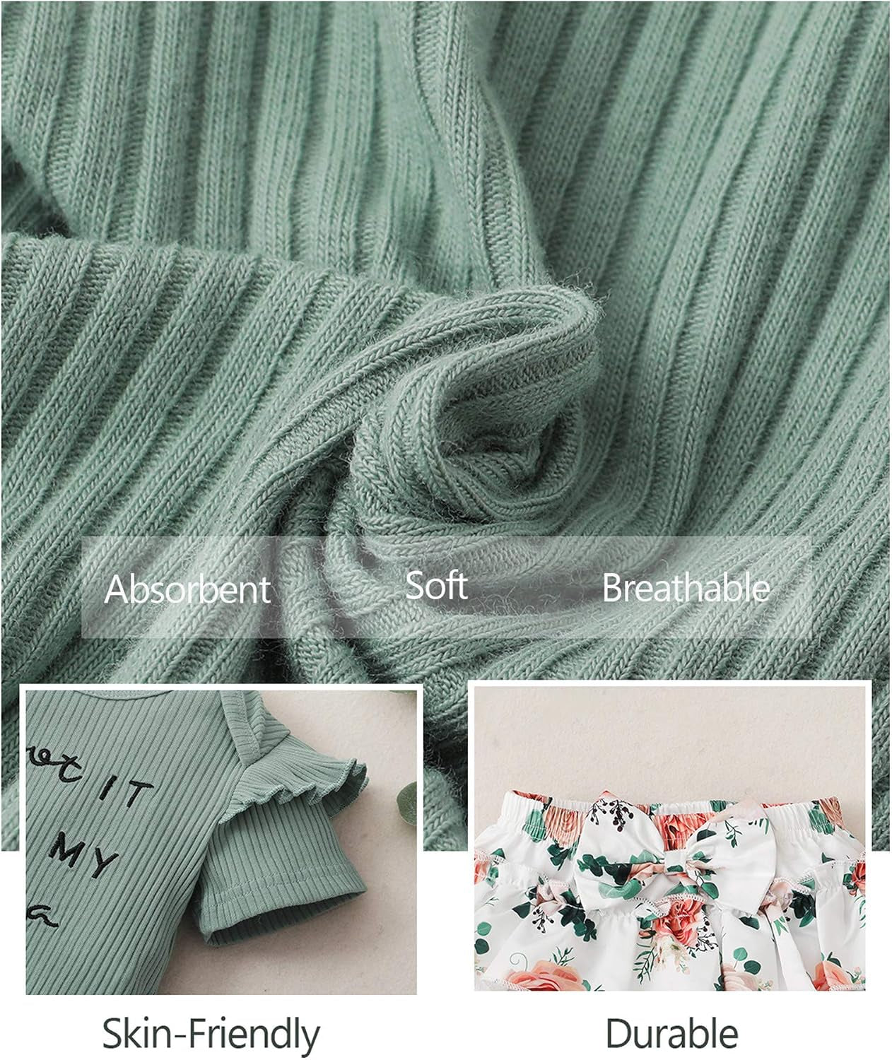 Mioglrie Newborn Baby Girl Clothes Infant Summer Outfits 0 3 6 12 18 Months