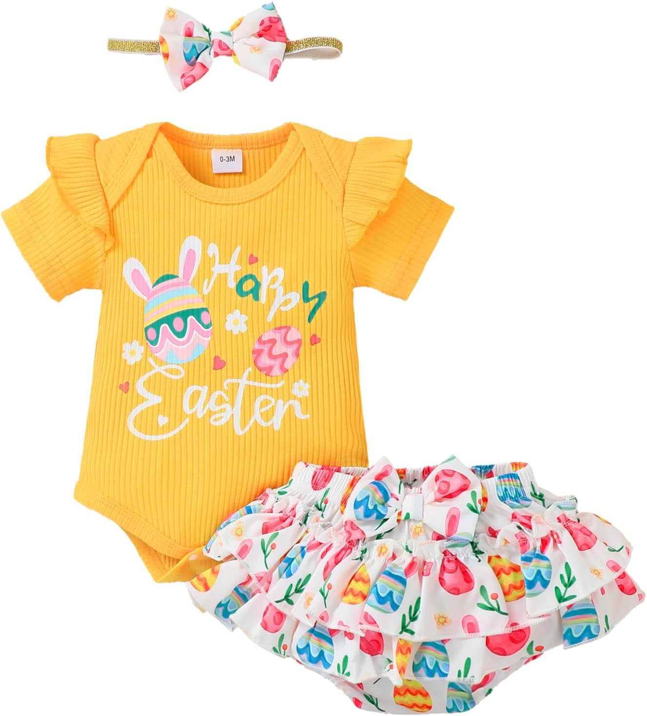 Mioglrie Newborn Baby Girl Clothes Infant Summer Outfits 0 3 6 12 18 Months