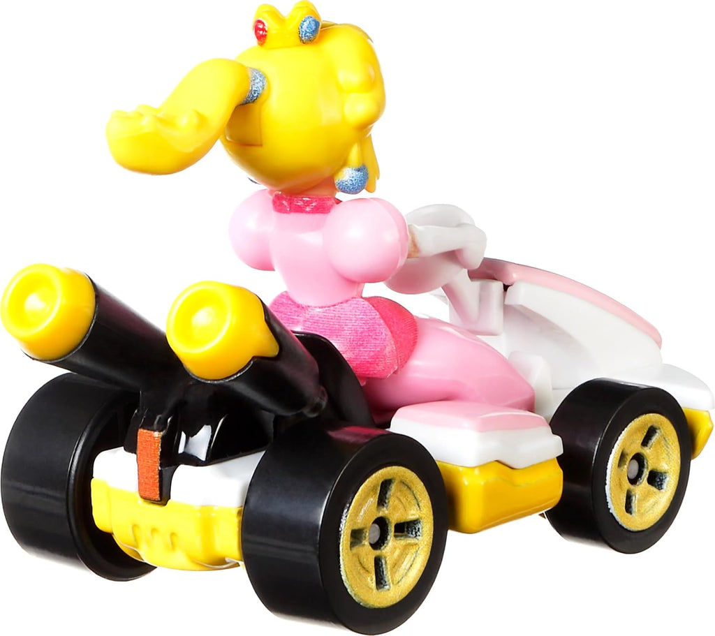 Hot Wheels Mario Kart Collection of 1:64 Scale Die-Cast Replica Vehicles, Toy Collectibles