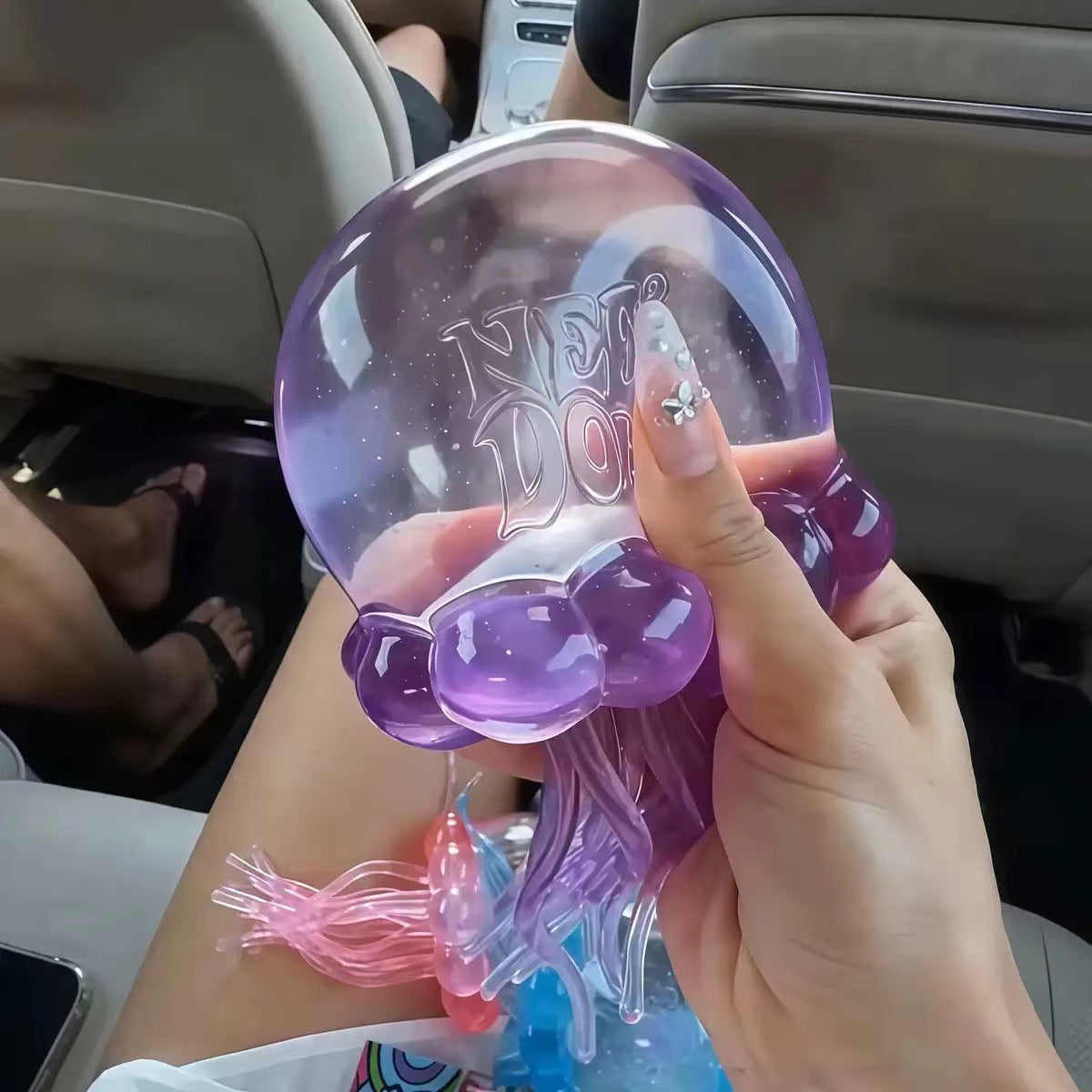 In-Stock Cross-Border Trendy New Octopus Stress Relief Toy Jellyfish Maltose Squeeze Toy