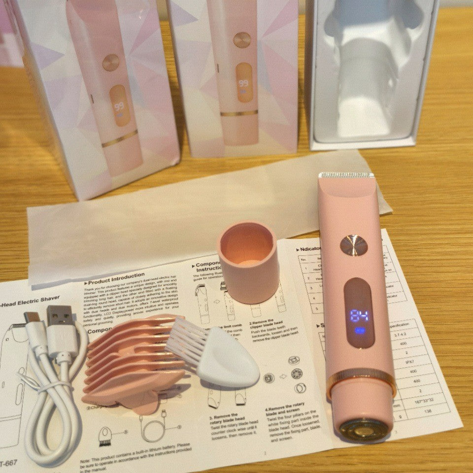 Dual Head Women Electric Shaver