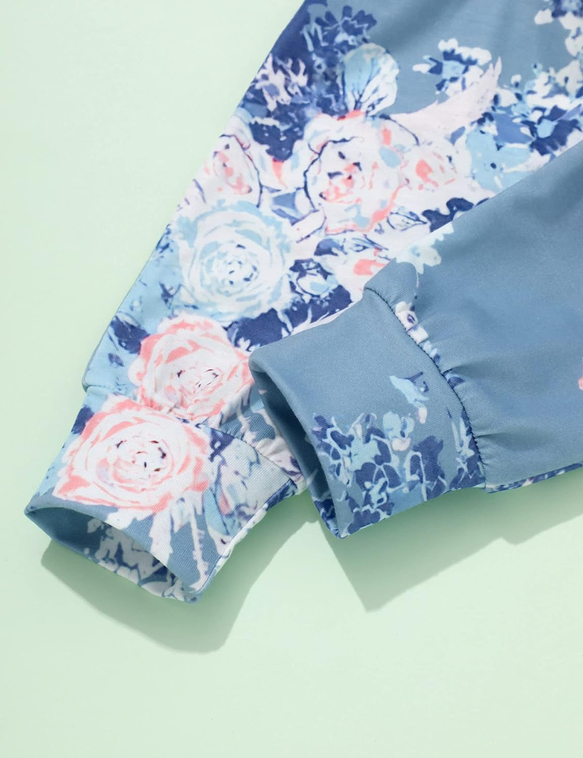 KANGKANG Newborn Baby Girl Clothes Hi I'M New Here Newborn Outfit Infant Romper Floral Pants Cute Baby Girl Outfits 4PC Set