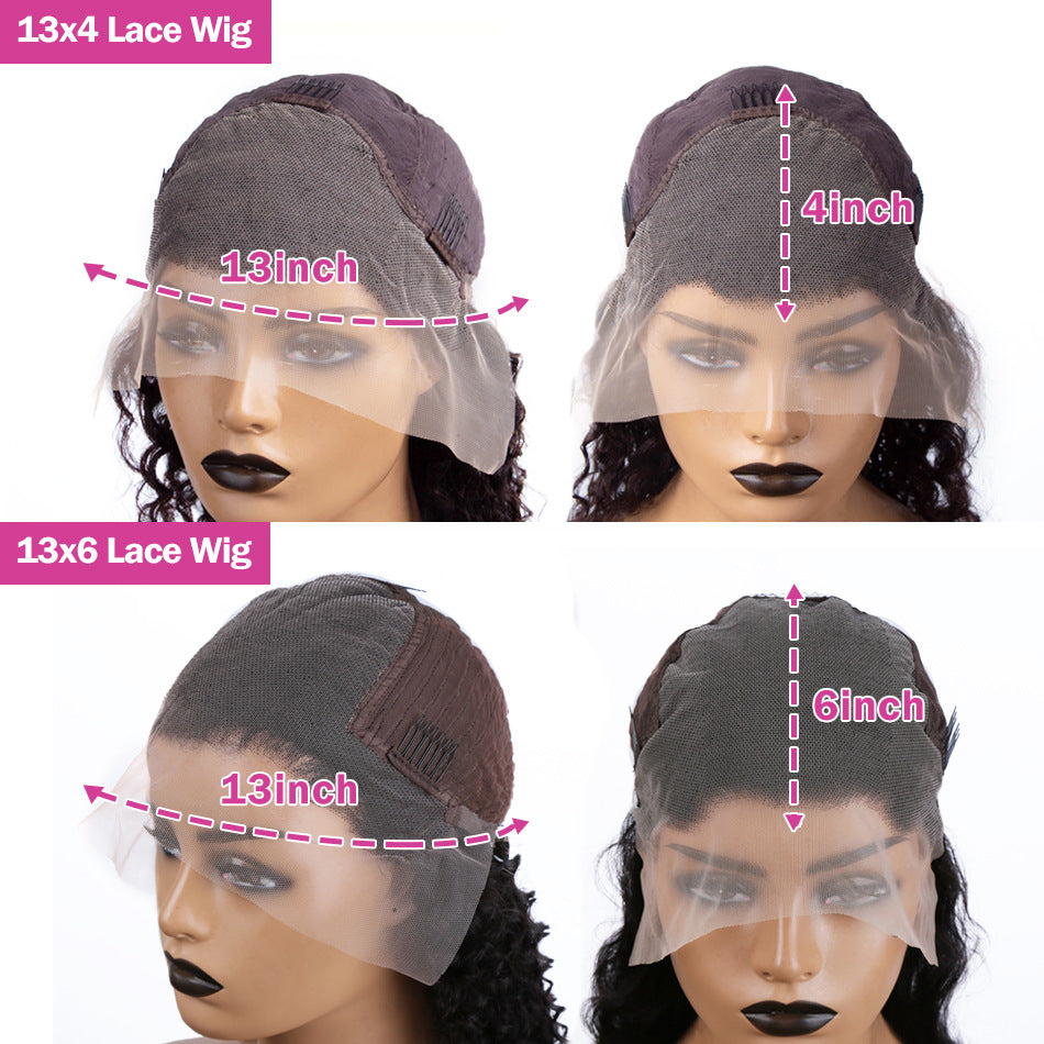 Loose Deep Wave 13X6 Lace Front Human Hair Wigs Brazilian