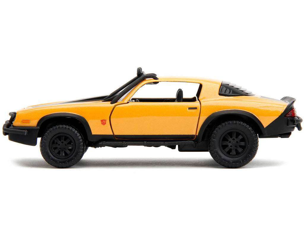1977 Chevrolet Camaro Off-Road Version Yellow Metallic with Black Stripes "Trans