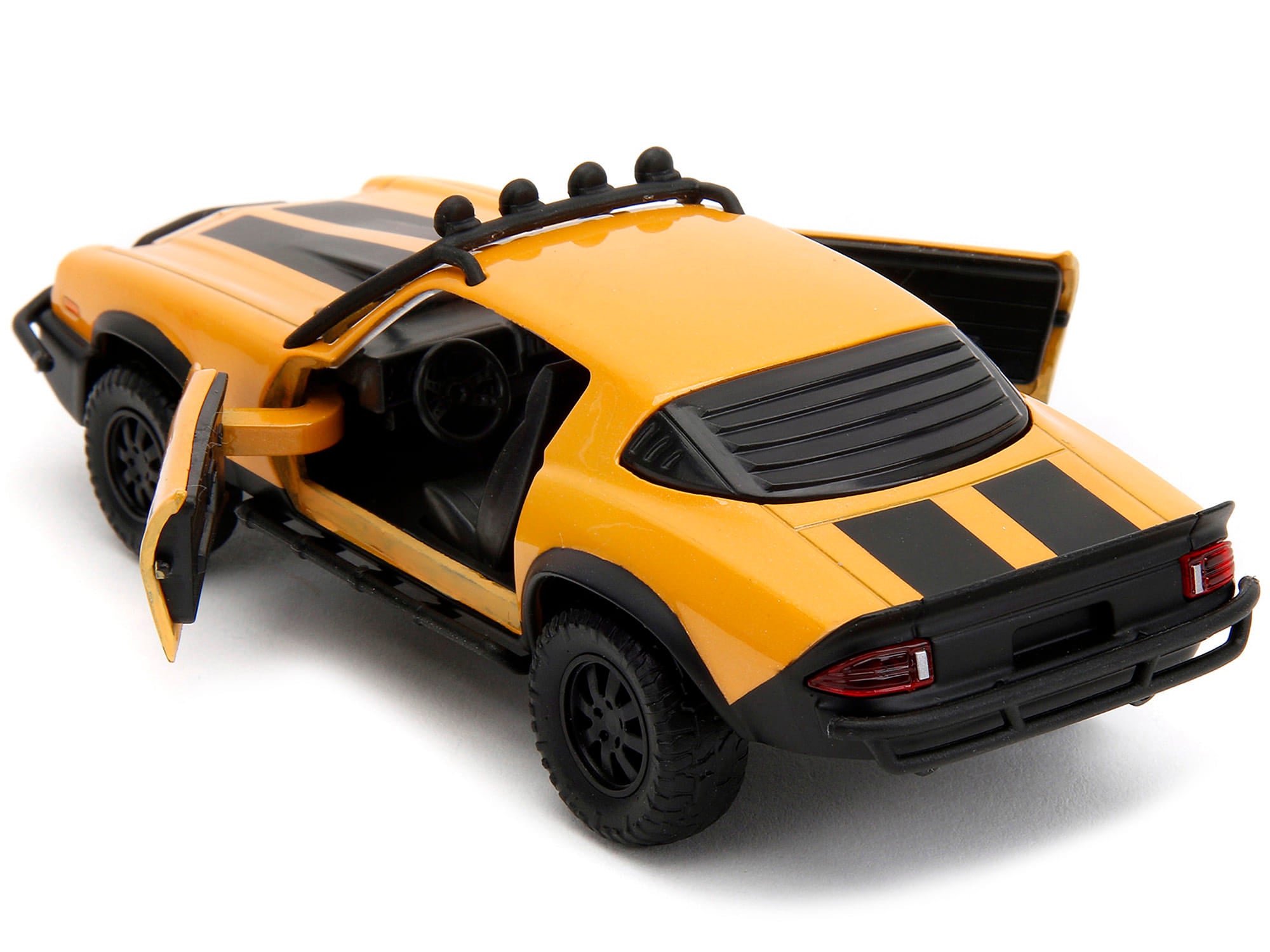 1977 Chevrolet Camaro Off-Road Version Yellow Metallic with Black Stripes "Trans