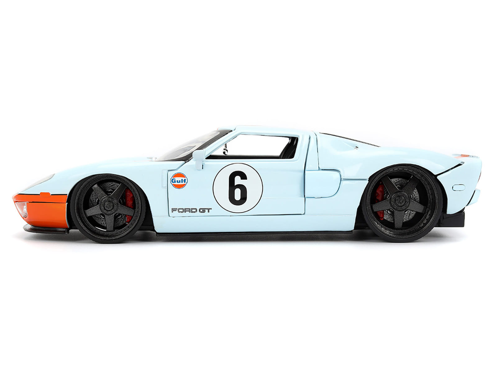 2005 Ford GT #6 "Gulf Oil" Light Blue with Orange Stripes "Hyper-Spec" Series 1/