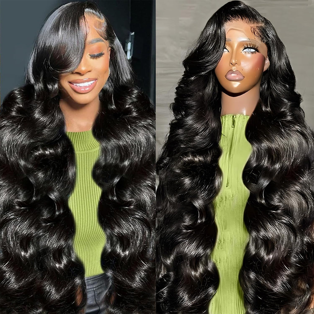 Levergreen Body Wave Lace Front Wigs Human Hair Pre Plucked Glueless 4x4 Lace Closure Wigs Human Hair Wigs For Black Women Human Hair Wig Body Wave Frontal Wigs Human Hair (Closure Wig 32 Inch)