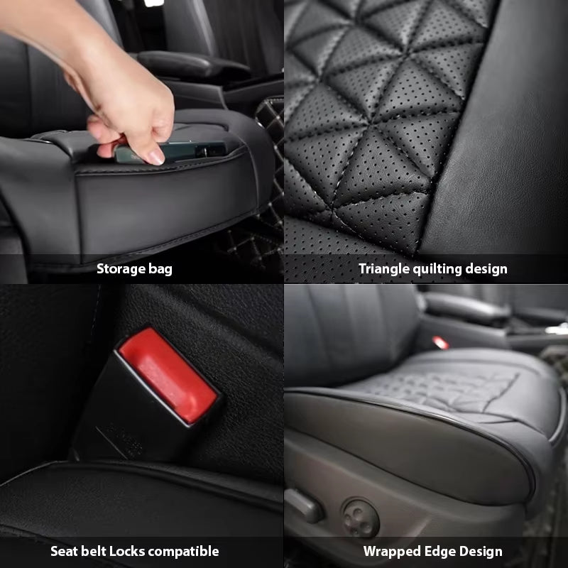 Car Seat Covers, PU Leather Perforated Leather Car Seat Cushions, Car Seat Protection Car Parts