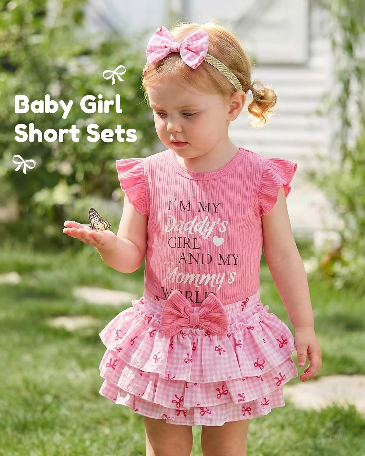 Mioglrie Newborn Baby Girl Clothes Infant Summer Outfits 0 3 6 12 18 Months
