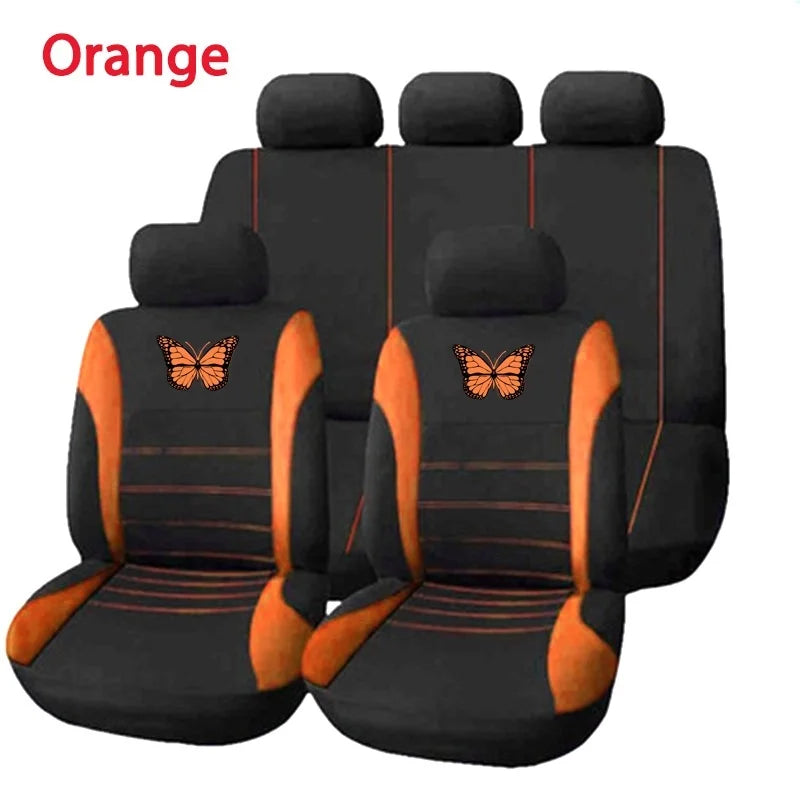 Butterfly Car Seat Covers Universal Car Seat Cover Car Seat Protection Covers Women Car Interior Accessories (9 Colors)