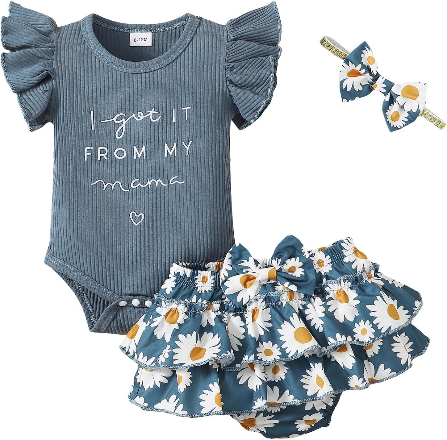 Mioglrie Newborn Baby Girl Clothes Infant Summer Outfits 0 3 6 12 18 Months