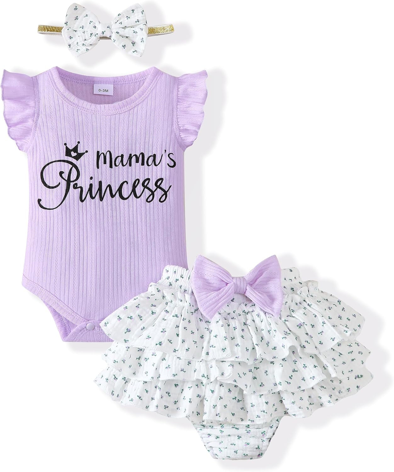 Mioglrie Newborn Baby Girl Clothes Infant Summer Outfits 0 3 6 12 18 Months