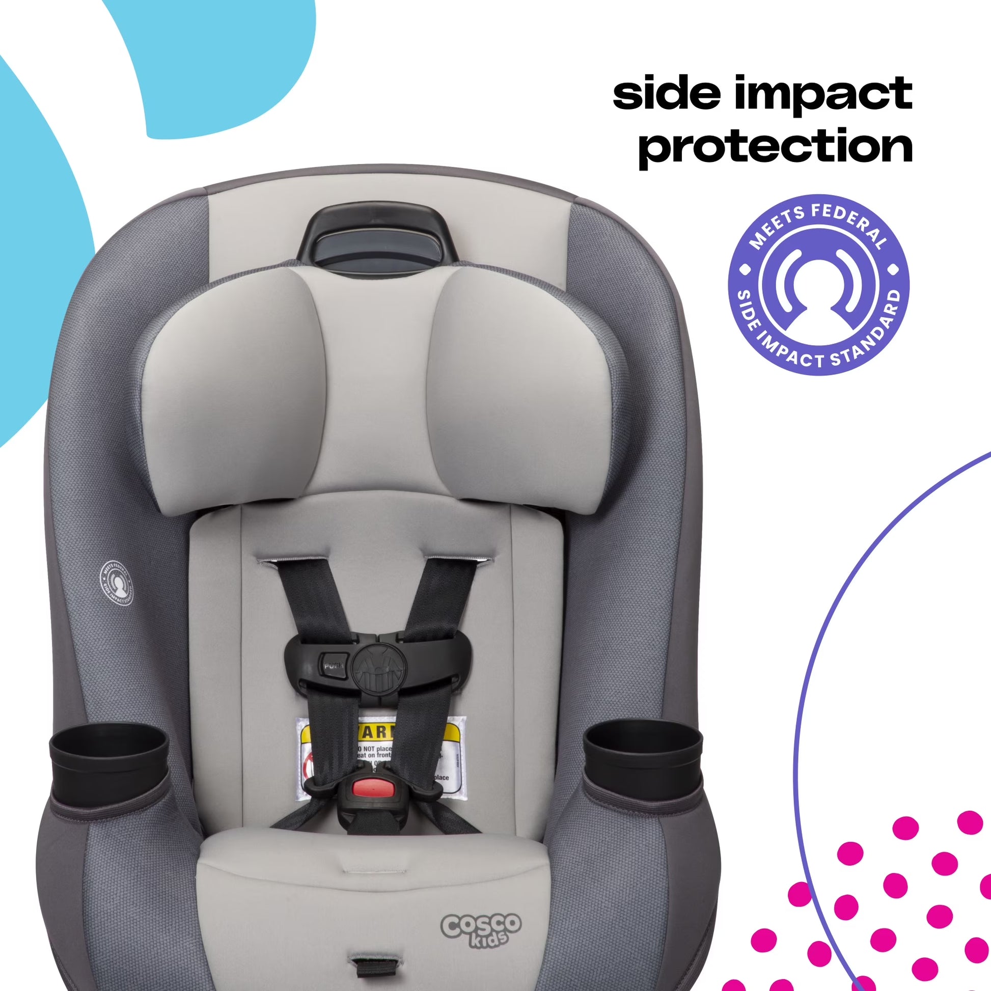 Entrada Infant & Toddler Convertible Car Seat, Baby Car Seat, Aegean Sea, Blue