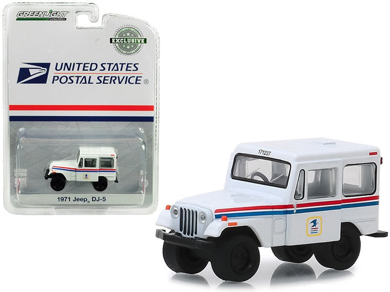 1971 Jeep DJ-5 White "United States Postal Service" (USPS) "Hobby Exclusive" 1/6