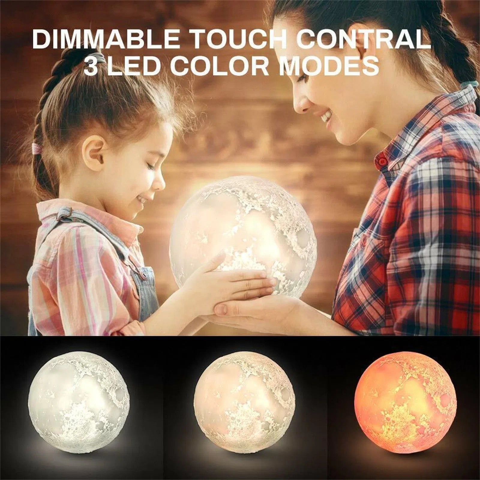 880ml Mist Maker Usb Light Aromatherapy Diffuser 3d Moon Lamp Aroma Humidifier f