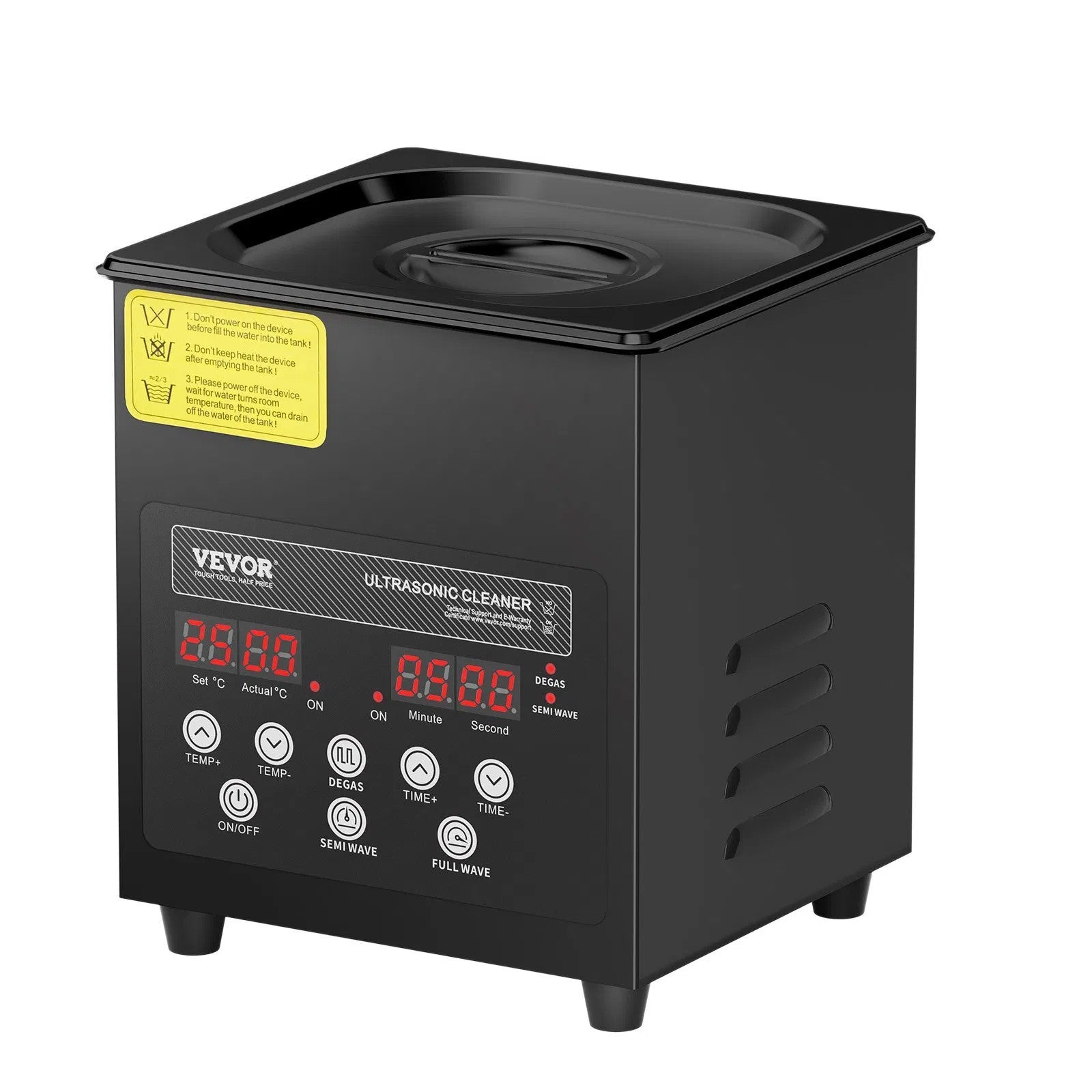 2L Ultra Sonic Cleaner, 60W Digital Sonic Cleaning Machine with Gentle Mode & Up