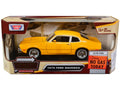 1974 Ford Maverick Yellow "Forgotten Classics" 1/24 Diecast Model Car by Motorma
