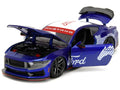 2024 Ford Mustang Dark Horse Candy Blue with White Top and "Mustang Horse Graphi