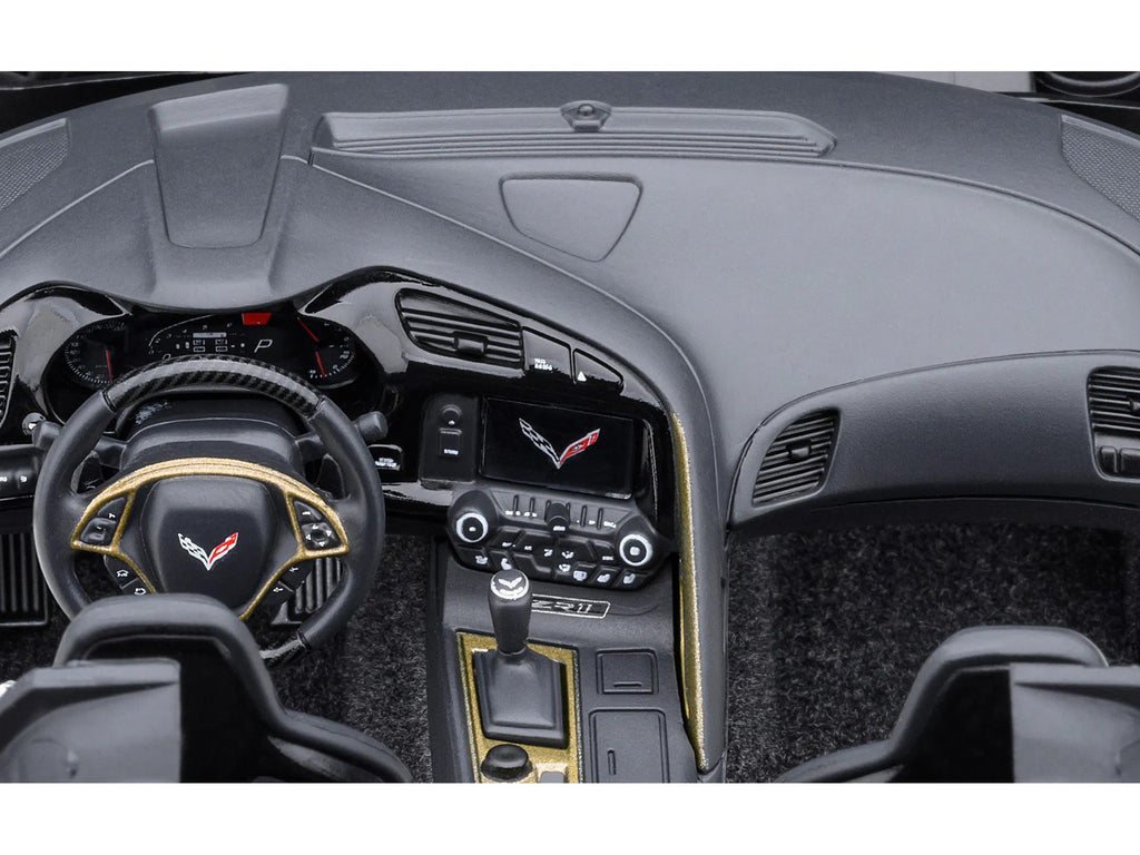 2019 Chevrolet Corvette C7 ZR1 Sebring Orange Tintcoat with Carbon Top 1/18 Mode