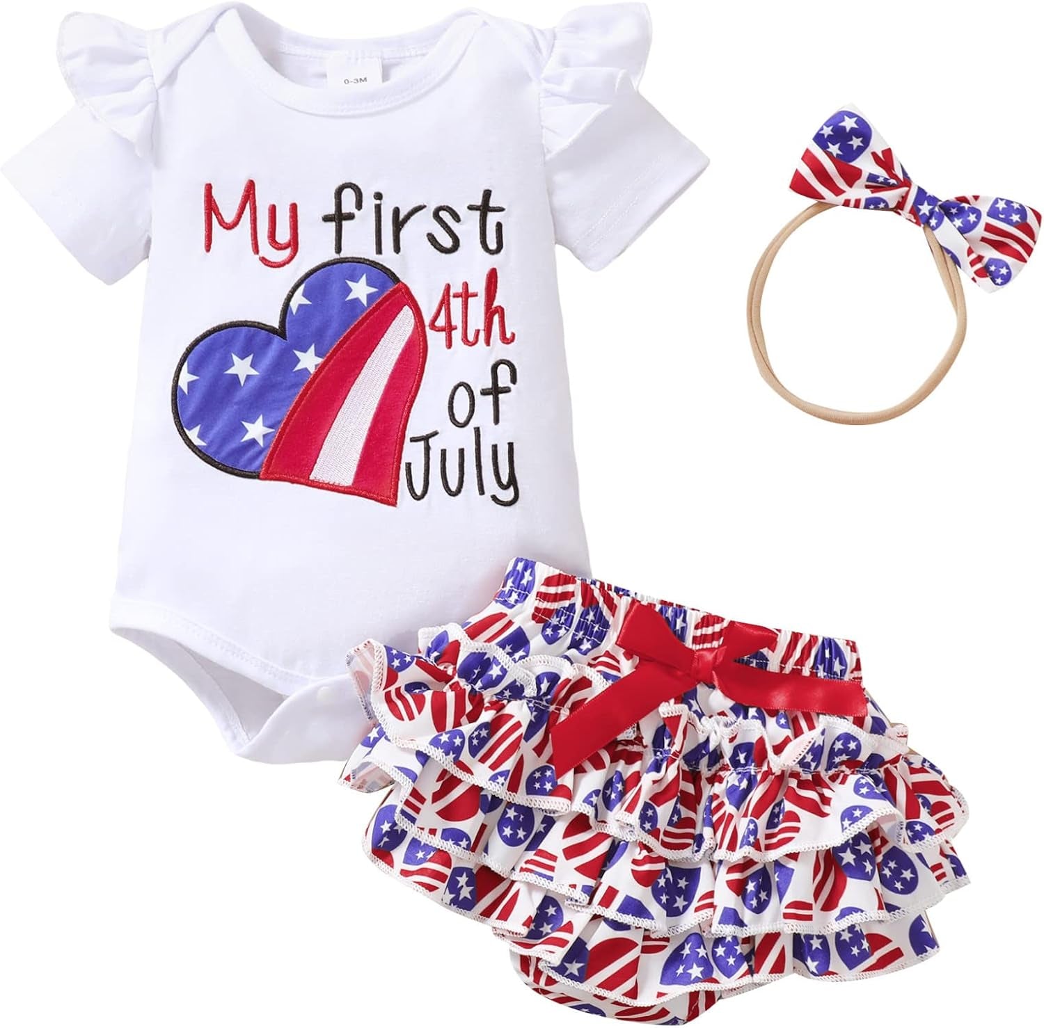 Mioglrie Newborn Baby Girl Clothes Infant Summer Outfits 0 3 6 12 18 Months