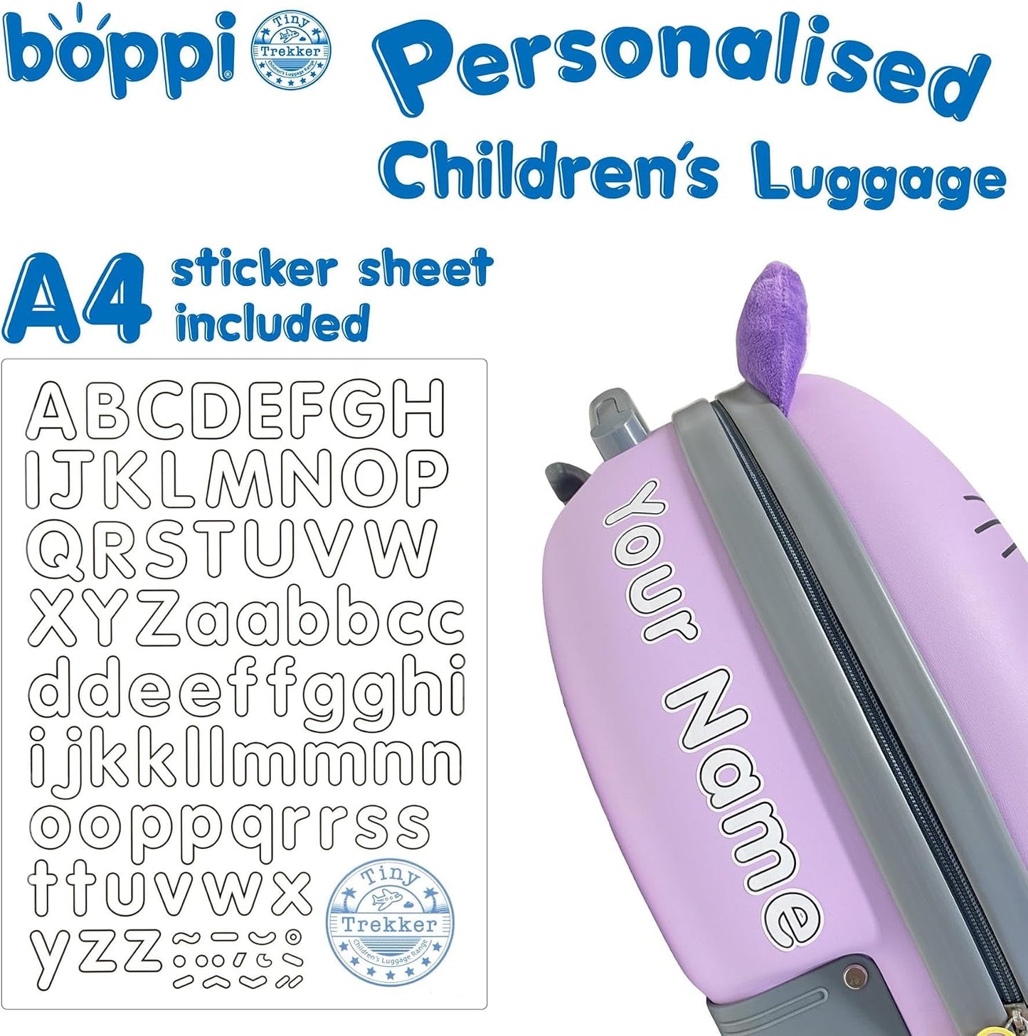 - Children'S Suitcase - Tiny Trekker Children'S Trolley Suitcase - Boys & Girls Suitcase - Suitable as Cabin Luggage - 17 L
