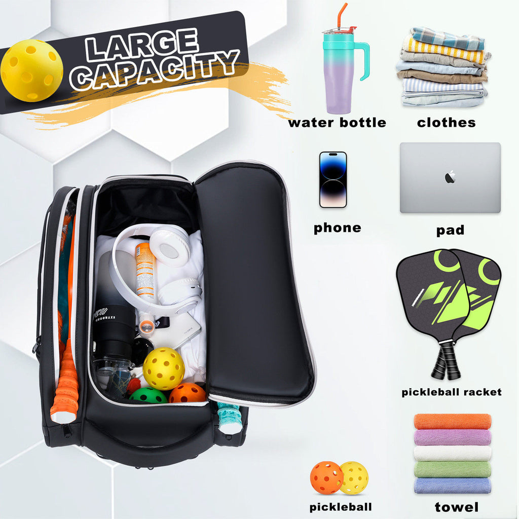 Unisex Backpack for Pickleball Gear, Kimchi, and Accessories Storage