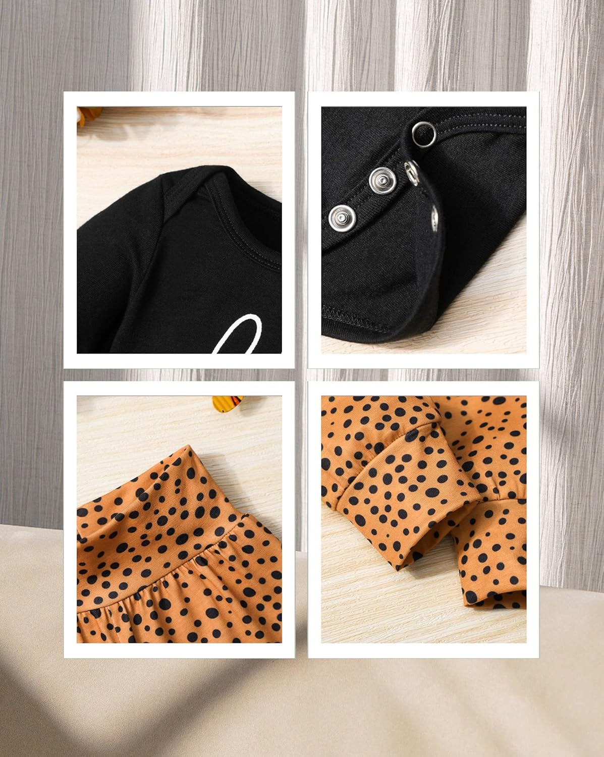 KANGKANG Newborn Baby Girl Clothes Hi I'M New Here Newborn Outfit Infant Romper Floral Pants Cute Baby Girl Outfits 4PC Set