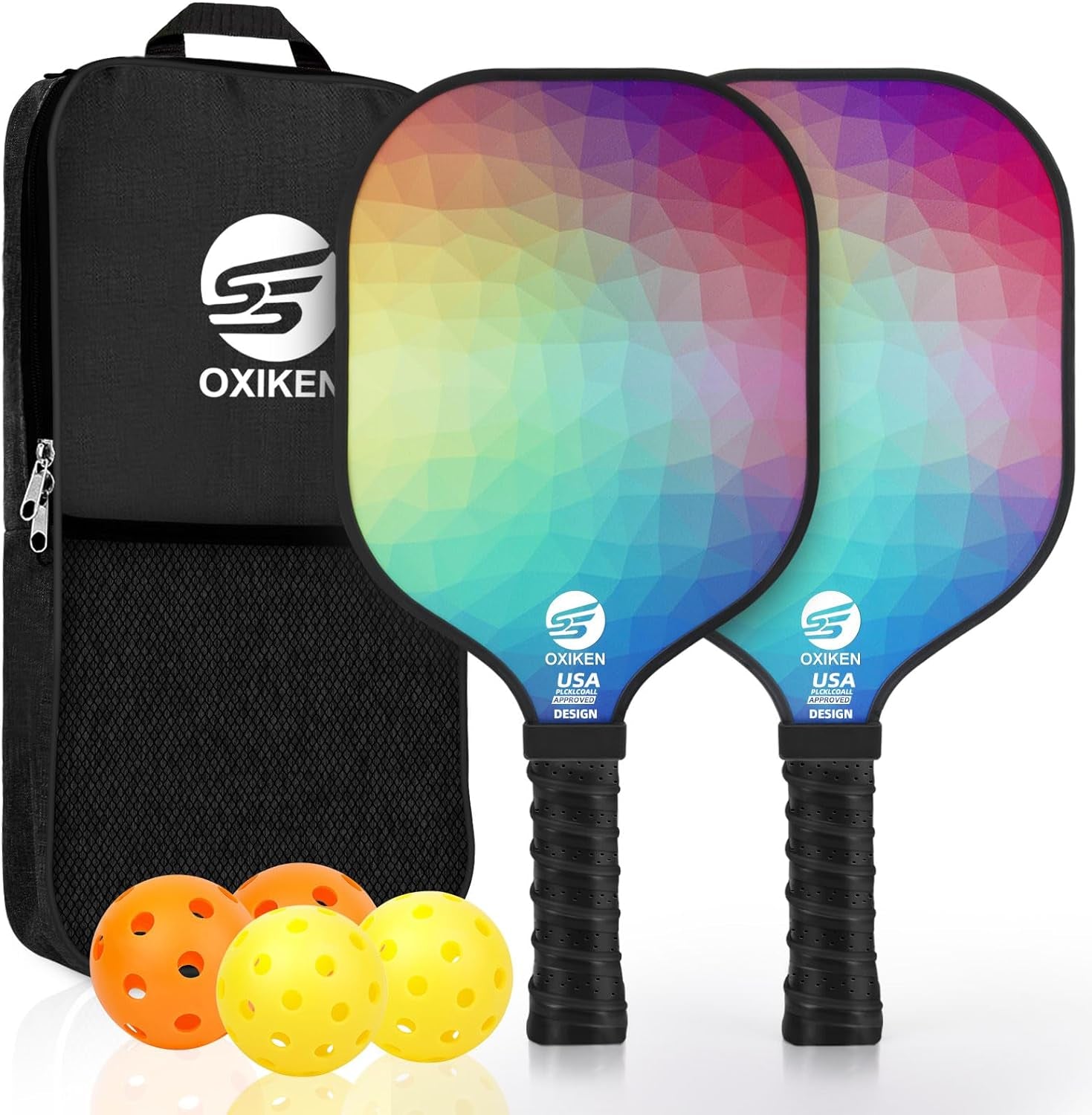 Pickleball Paddles Set of 2 USAPA Approved Pickleball Set