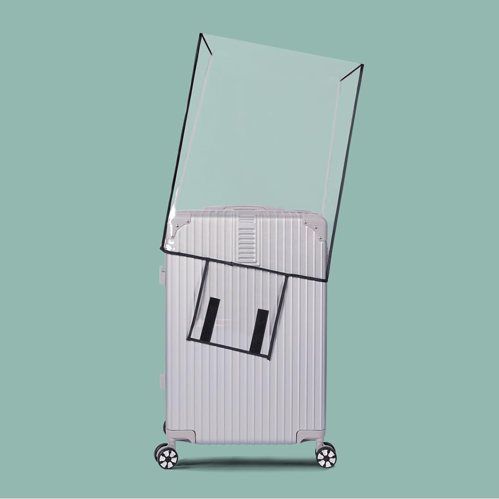 30 Inches Luggage Sleeve Protector Travel Suitcase Protectors Waterproof Luggage Cover Large Clear Suitcase Cover for Wheeled Suitcase