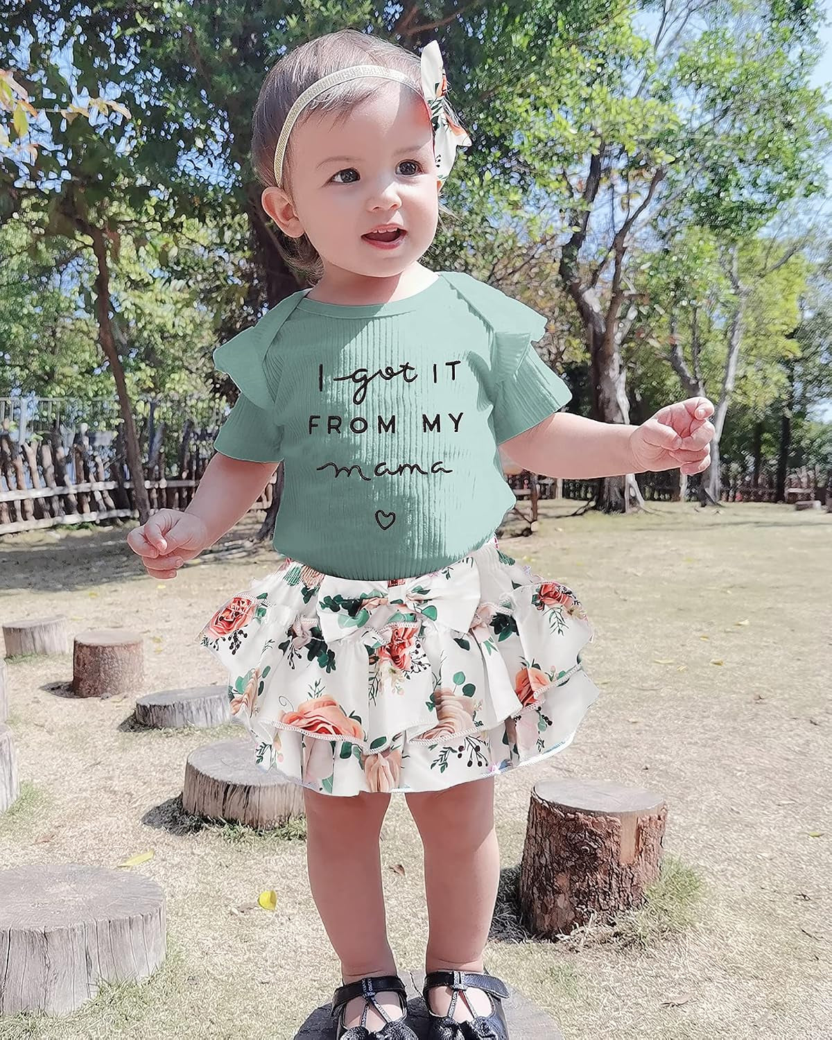 Mioglrie Newborn Baby Girl Clothes Infant Summer Outfits 0 3 6 12 18 Months