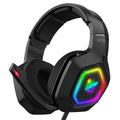 Color: Black - Gaming Headset K10 Earphones Game Header Head Mounted RGB Lamp Eat Chicken Mobile Computer Electric Energy Headphones