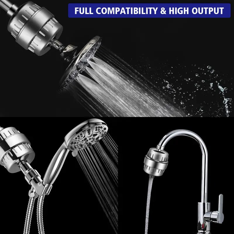 18-Stage High Output Shower Filter For Hard Water