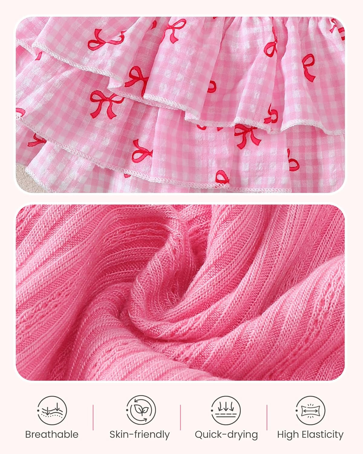 Mioglrie Newborn Baby Girl Clothes Infant Summer Outfits 0 3 6 12 18 Months