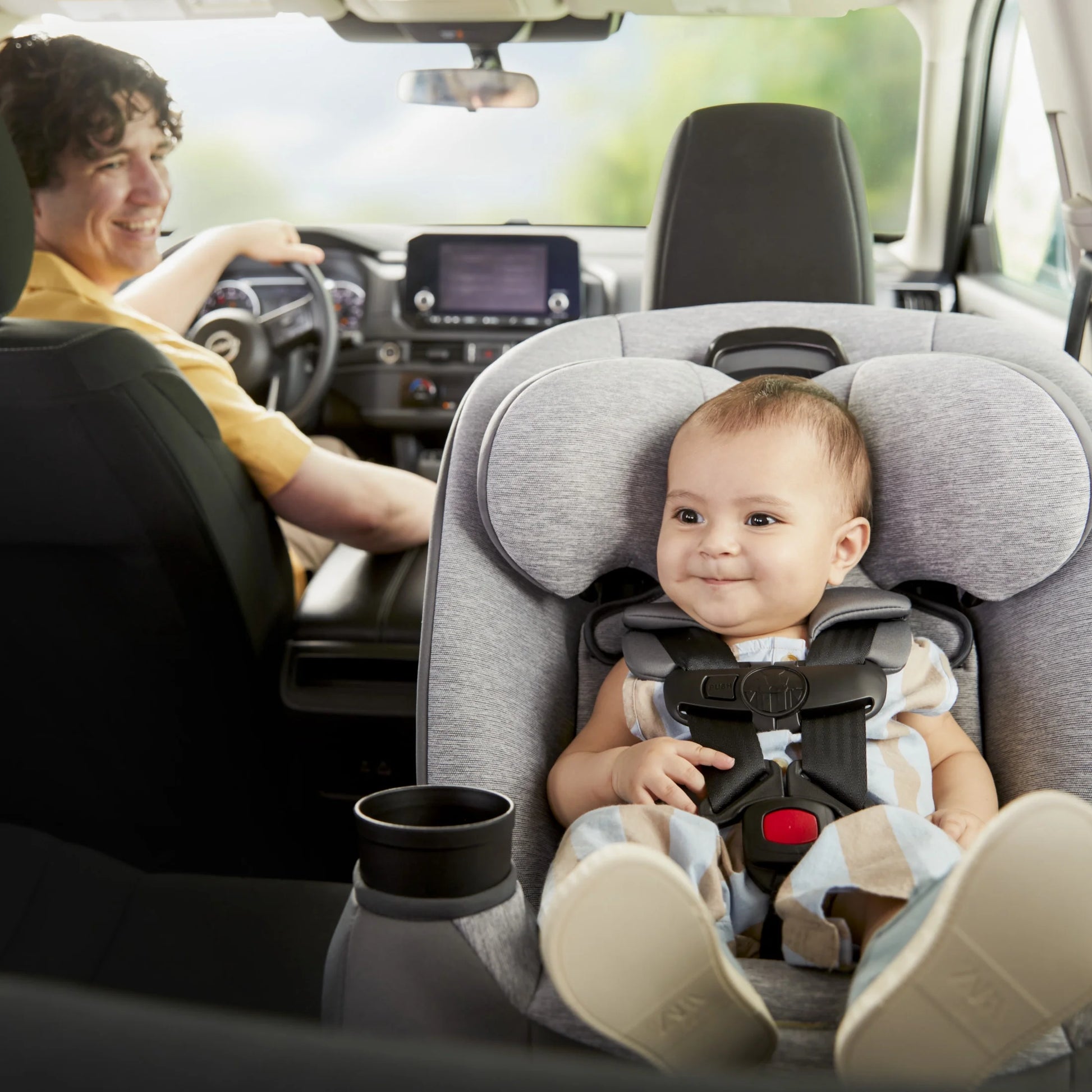 Quickfit All-In-One Convertible Car Seat, Travel Car Seat, Cirrus