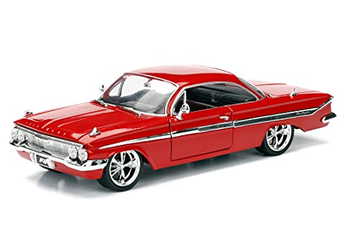 Jada Toys Fast & Furious 8 1:24 Diecast - Doms Chevy Impala Vehicle  Red