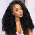 Kinky Curly Human Hair Lace Front Wig