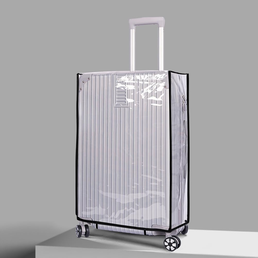 30 Inches Luggage Sleeve Protector Travel Suitcase Protectors Waterproof Luggage Cover Large Clear Suitcase Cover for Wheeled Suitcase